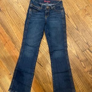 Women’s Wrangler Boot Cut Jeans size 3/4 32” inseam